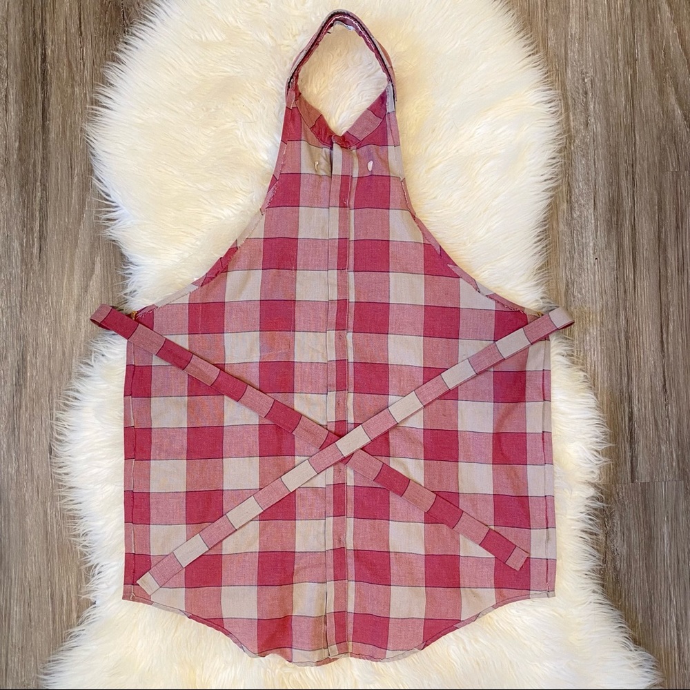 Custom Made Flannel Apron - Picture 13 of 14